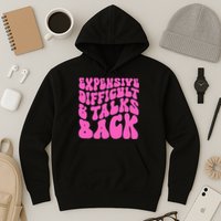 Expensive Difficult And Talks Back Retro Hoodie