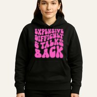 Expensive Difficult And Talks Back Retro Hoodie