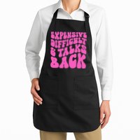Expensive Difficult And Talks Back Retro Apron