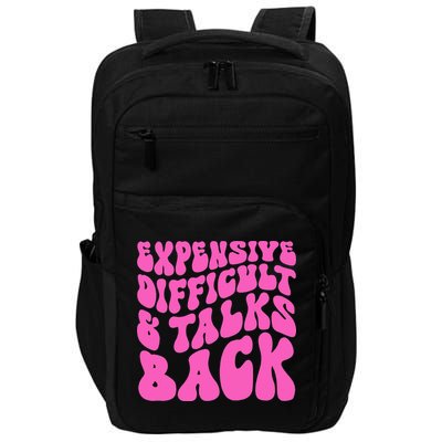 Expensive Difficult And Talks Back Retro Impact Tech Backpack