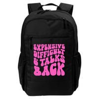Expensive Difficult And Talks Back Retro Backpack