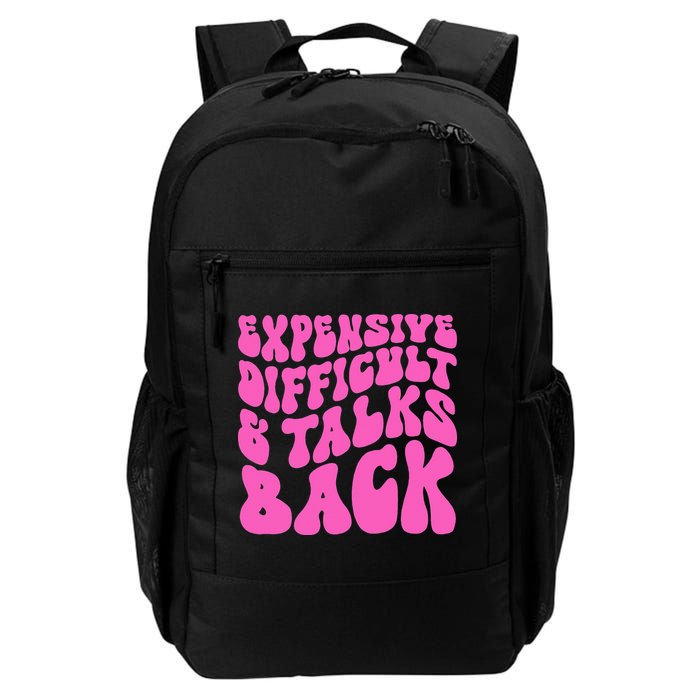 Expensive Difficult And Talks Back Retro Backpack