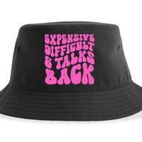 Expensive Difficult And Talks Back Retro Sustainable Bucket Hat
