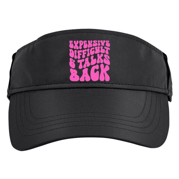 Expensive Difficult And Talks Back Retro Adult Drive Performance Visor
