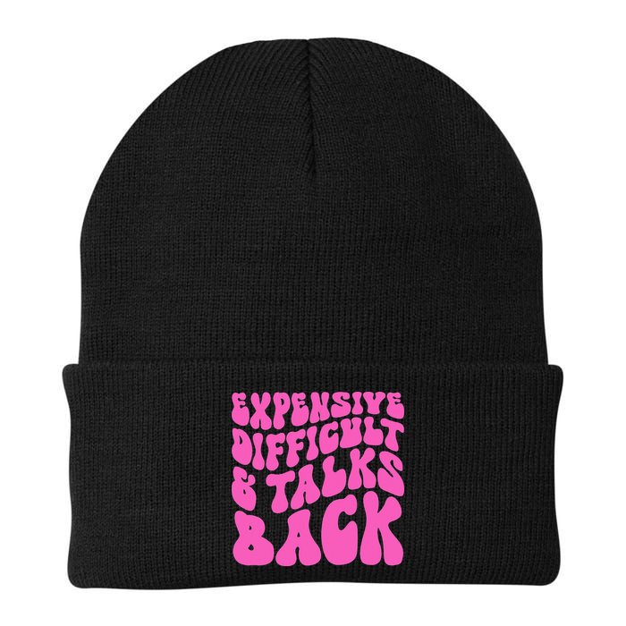 Expensive Difficult And Talks Back Retro Beanie