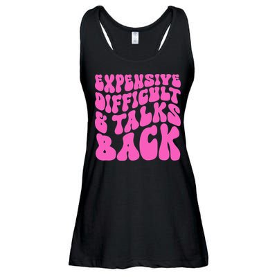Expensive Difficult And Talks Back Retro Ladies Essential Flowy Tank