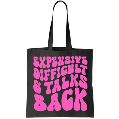 Expensive Difficult And Talks Back Retro Bag