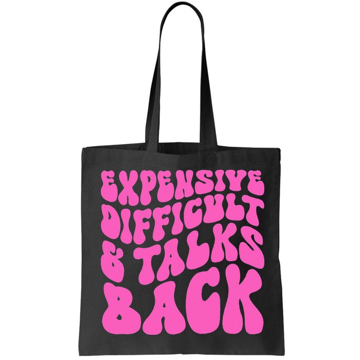 Expensive Difficult And Talks Back Retro Bag