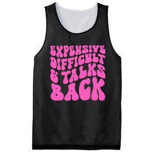 Expensive Difficult And Talks Back Retro Mesh Reversible Basketball Jersey Tank