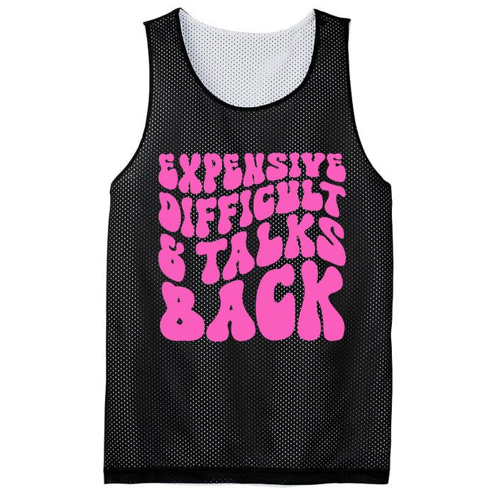 Expensive Difficult And Talks Back Retro Mesh Reversible Basketball Jersey Tank