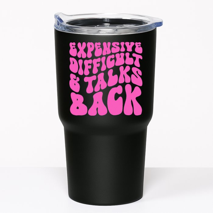 Expensive Difficult And Talks Back Retro Tumbler