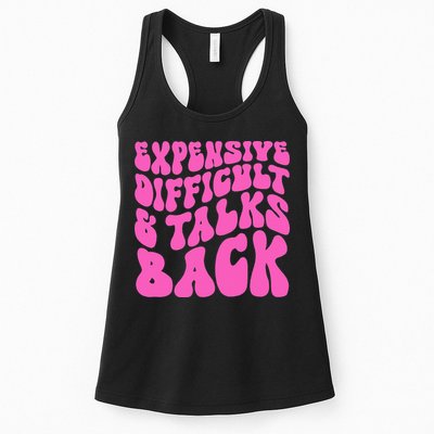 Expensive Difficult And Talks Back Retro Womens Tank Top