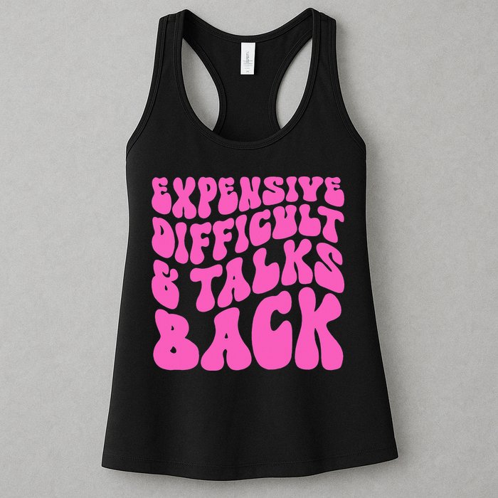 Expensive Difficult And Talks Back Retro Womens Tank Top