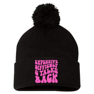 Expensive Difficult And Talks Back Retro Pom Pom 12in Knit Beanie