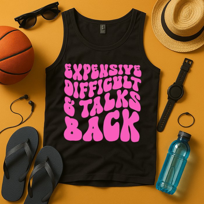 Expensive Difficult And Talks Back Retro Tank Top