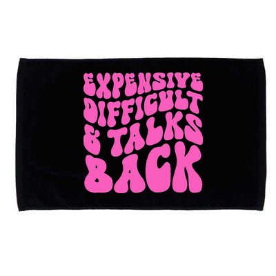 Expensive Difficult And Talks Back Retro Microfiber Hand Towel