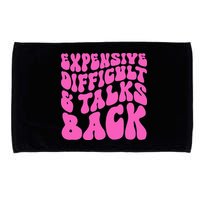 Expensive Difficult And Talks Back Retro Microfiber Hand Towel