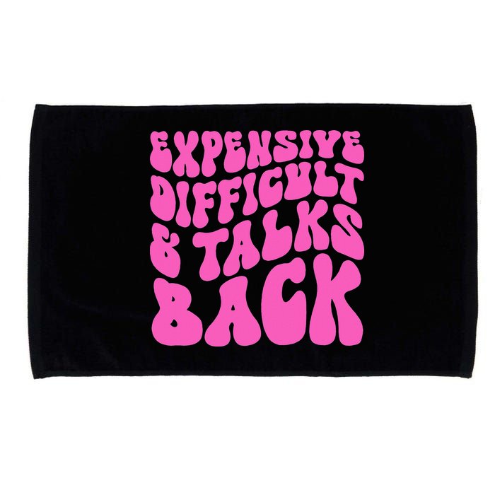 Expensive Difficult And Talks Back Retro Microfiber Hand Towel