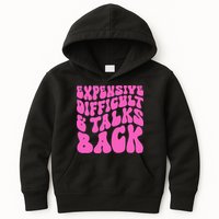 Expensive Difficult And Talks Back Retro Kids Hoodie