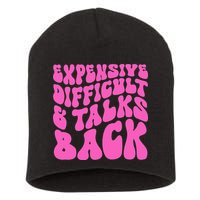 Expensive Difficult And Talks Back Retro Short Acrylic Beanie