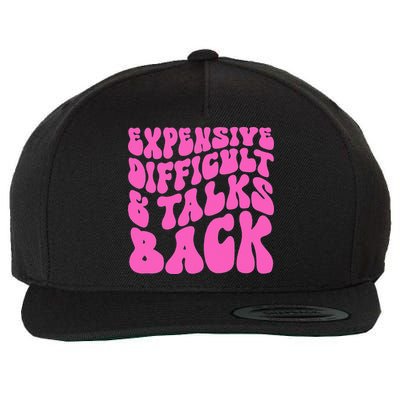 Expensive Difficult And Talks Back Retro Wool Snapback Cap