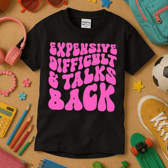 Expensive Difficult And Talks Back Retro Kids T-Shirt