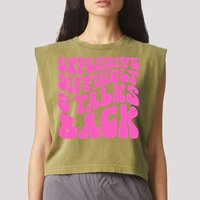 Expensive Difficult And Talks Back Retro Garment-Dyed Women's Muscle Tee