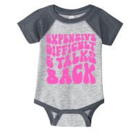 Expensive Difficult And Talks Back Retro Infant Baby Jersey Bodysuit