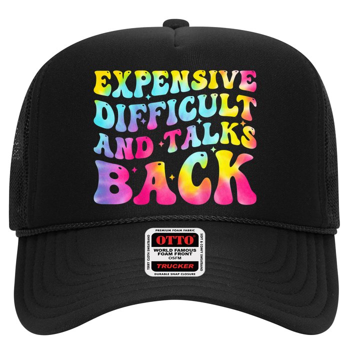 Expensive Difficult and Talks Back Groovy Mothers' Day Trucker Hat