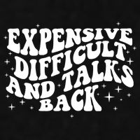 Expensive Difficult And Talks Groovy Ladies PosiCharge Tri-Blend Wicking Tank