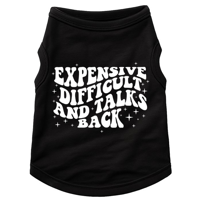 Expensive Difficult And Talks Groovy Doggie Tank
