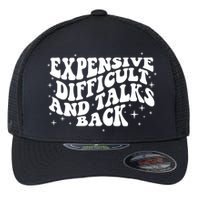 Expensive Difficult And Talks Groovy Flexfit Unipanel Trucker Cap