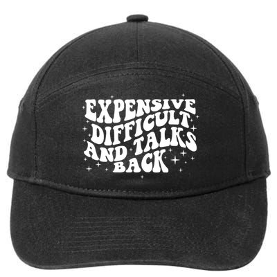 Expensive Difficult And Talks Groovy 7-Panel Snapback Hat