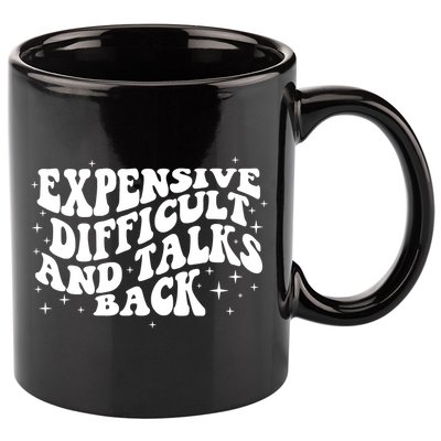 Expensive Difficult And Talks Groovy 11oz C Handle Ceramic Mug