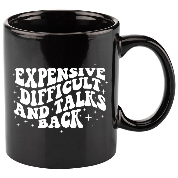 Expensive Difficult And Talks Groovy 11oz C Handle Ceramic Mug