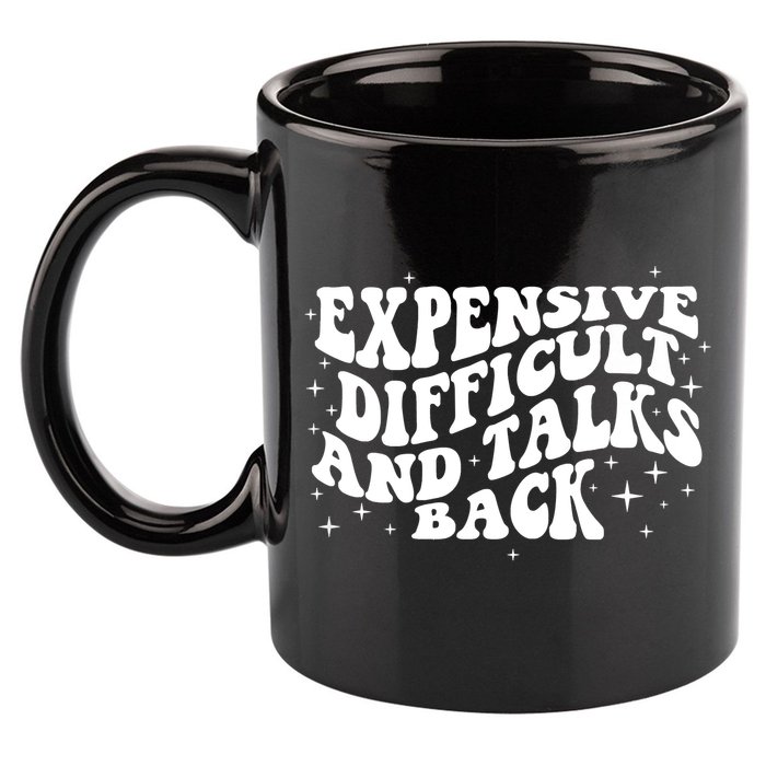 Expensive Difficult And Talks Groovy 11oz C Handle Ceramic Mug