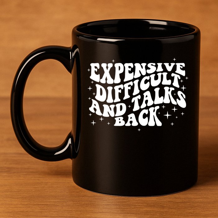 Expensive Difficult And Talks Groovy 11oz C Handle Ceramic Mug