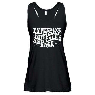 Expensive Difficult And Talks Groovy Ladies Essential Flowy Tank