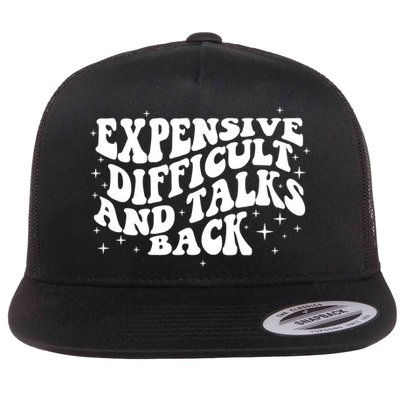 Expensive Difficult And Talks Groovy Flatbill Hat