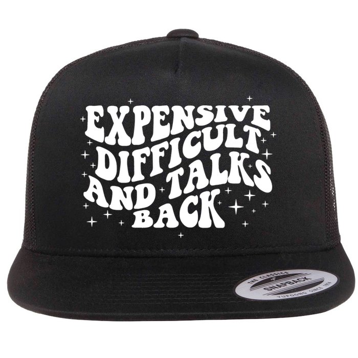 Expensive Difficult And Talks Groovy Flatbill Hat