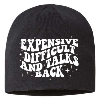Expensive Difficult And Talks Groovy Sustainable Beanie