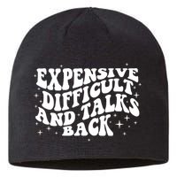 Expensive Difficult And Talks Groovy Sustainable Beanie