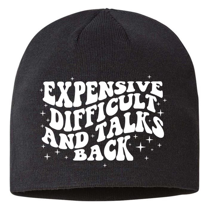 Expensive Difficult And Talks Groovy Sustainable Beanie