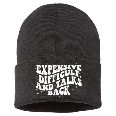 Expensive Difficult And Talks Groovy Sustainable Knit Beanie