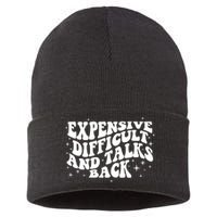Expensive Difficult And Talks Groovy Sustainable Knit Beanie
