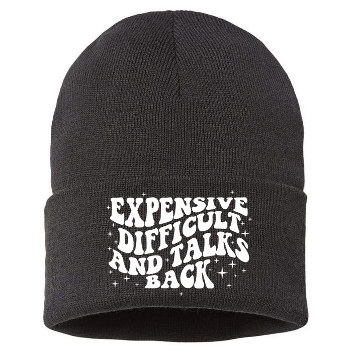 Expensive Difficult And Talks Groovy Sustainable Knit Beanie