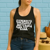 Expensive Difficult And Talks Groovy Womens Tank Top