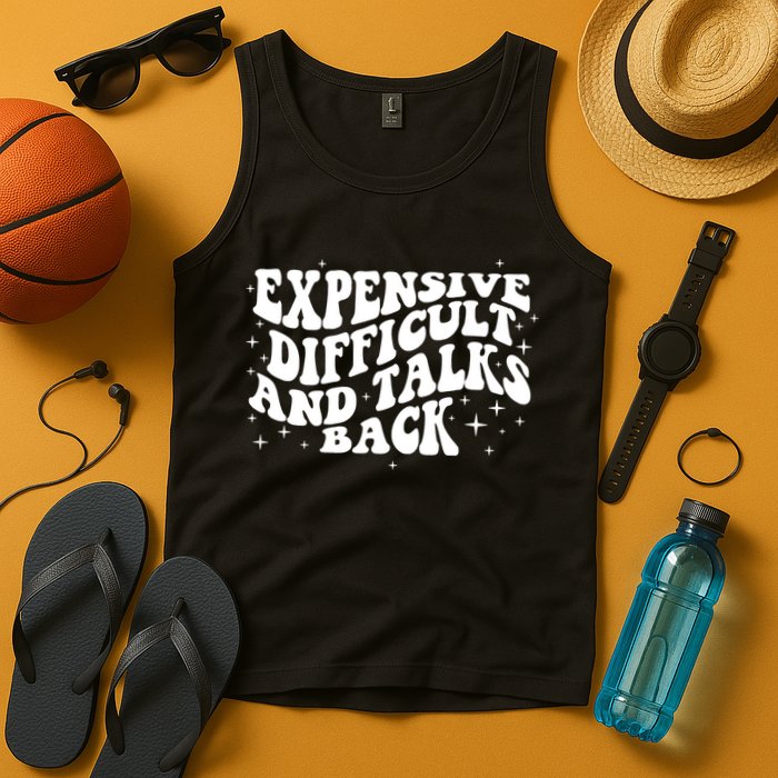 Expensive Difficult And Talks Groovy Tank Top