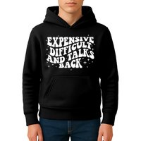 Expensive Difficult And Talks Groovy Kids Hoodie