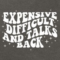 Expensive Difficult And Talks Groovy Cotton Canvas Backpack